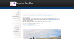 Desktop Screenshot of carnarvonraceclub.com
