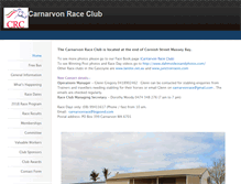 Tablet Screenshot of carnarvonraceclub.com